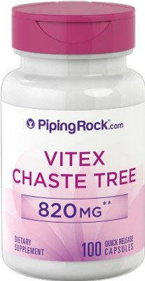 【活力小站】Piping Rock 現貨 Vitex Chaste Tree 聖潔莓 820mg 100顆