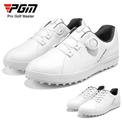 高爾夫球鞋 高爾夫鞋 運動鞋 PGM 高爾夫球鞋女士 旋扣款/鞋帶款 防水超纖 防滑鞋釘golf運