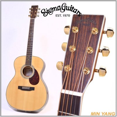 【民揚樂器】木吉他 Sigma OMM-4 木吉他 面單雲杉 民謠吉他