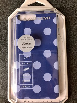 POLKA 合成皮革被蓋 全新手機殼 適用于 IPHONE 8 PLUS