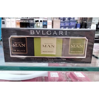 BVLGARI MAN男性小香禮盒(森林之光+城市森林+當代真我 15ml*3），市價：3000元，平輸，下單前請先詢問貨量