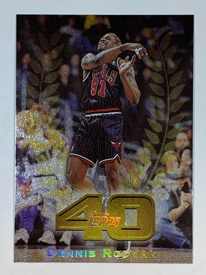 1997-98 Topps 40 #T40-34 Dennis Rodman Chicago Bulls