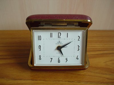 德國古董MEISTER-ANKER 2 JEWELS機械鬧鐘，品相超優，功能正常，保存完美，值得珍藏【A140】