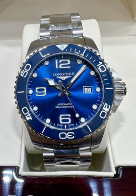 Longines 浪琴 深海征服者系列 L37824966 藍色面盤 43MM 全新品