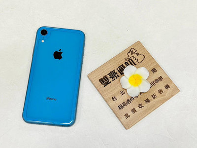 iPhoneXR 128G 藍 電池100％無盒裝配件