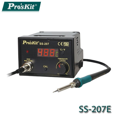 【MR3C】 含稅附發票 ProsKit寶工 SS-207E 防靜電溫控焊台 (數位式)
