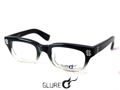 【本閣】GLURE PETER 日本手工眼鏡黑色透明色五枚蝶番光學大厚框 TVR effector SPIVVY 與市