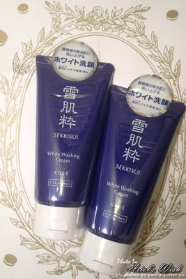 Ariel's Wish-日本小七限定販售雪肌粹 藍色款美白洗面乳日本製-現貨*1在台，請先留言詢問