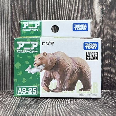 《GTS》純日貨 TAKARA TOMY 多美動物 AS-25 棕熊 876175