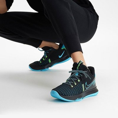 現貨 iShoes正品 Nike LeBron Witness 5 V EP 男鞋 黑 藍 籃球鞋 CQ9381-004