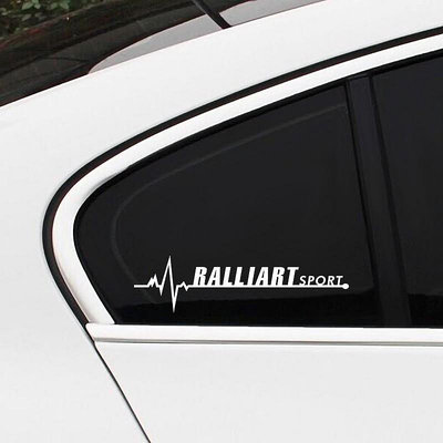 MITSUBISHI 三菱 1 件汽車貼紙 Ralliart 標誌貼花貼紙汽車配件