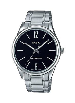 【CASIO 專賣】MTP-V005D-1B 簡約指針男錶 不銹鋼錶帶 防水手錶