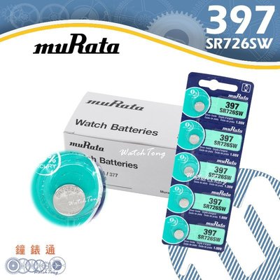 【鐘錶通】muRata(原SONY) 397 SR726SW 1.55V / 單顆售├鈕扣電池/手錶電池/水銀電池┤