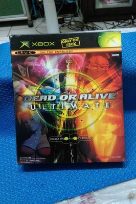 XBOX-生死格鬥終極版1,2代合集英文版 共2片DVD(二手片,盒書完整,360主機可玩)