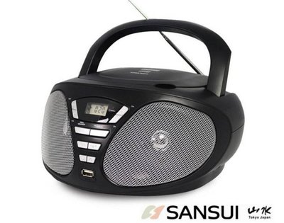 SANSUI山水 CD/MP3/USB/AUX手提式音響SB-U36