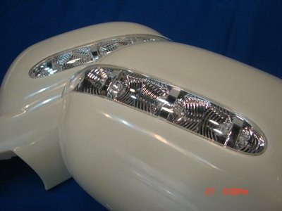 賓士BENZ W163 ML CLASS 1998-2000年 LED後視鏡蓋 照後鏡蓋 白色