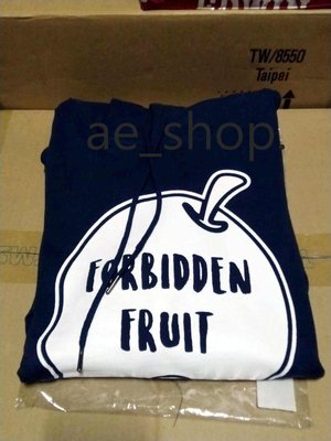 AES Forbidden Fruit Season 1 inner Logo Hoodie 禁果 深藍 / 白色 帽T