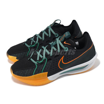 Nike 籃球鞋 GT Cut 3 EP Swoosh Squad 黑 橘 綠  DV2918-001 籃球鞋 【GL代購】