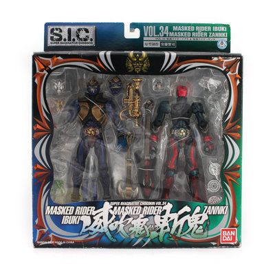 二手 BANDAI SIC VOL34 假面騎士響鬼 威吹鬼 斬鬼 公仔 缺件 769900004622 再生工場 02