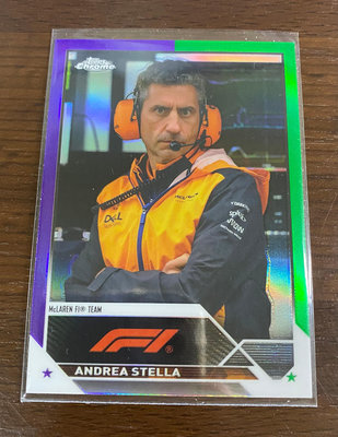 2023 Topps Chrome Formula 1 F1 F2 Andrea Stella 平行卡