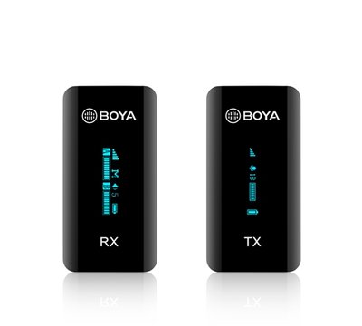 博雅 BOYA BY-XM6-S1 (一對一 3.5mm TRS) 迷你雙通道無線麥克風系統 採訪 VLOG直播 公司貨