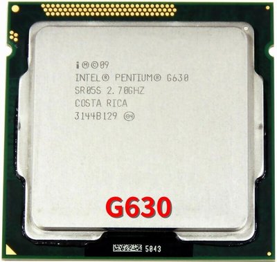 INTEL CPU LGA1155 G630 (2.70GHz/3MB Cache/2C/2T)