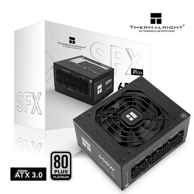 利民THERMALRIGHT 額定650W TPFX650 ATX3.0白金全模組壓紋線電源