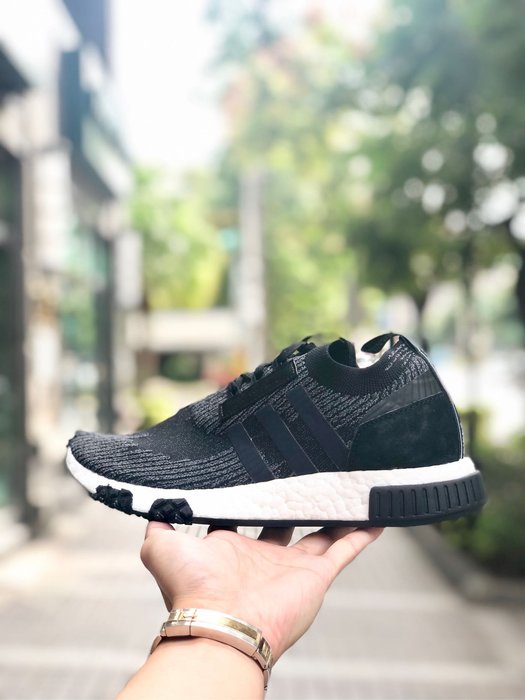 Cheers】Adidas Originals NMD Racer PK 黑色 灰色 編織 黑白 AQ0949 | Yahoo奇摩拍賣