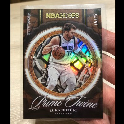 2020-21 Panini NBA Hoops Prime Twine Luka Doncic /25 silver 亮卡 #18