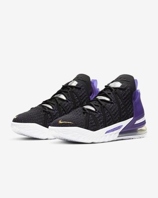【S.M.P】Nike LeBron 18 Lakers 湖人 黑紫 CQ9283-004