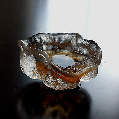方恩琉璃茶具冰凍燒公道杯蓋碗杯墊 耐熱玻璃 茶具套裝
