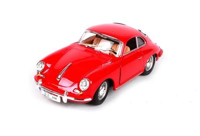 1961 保時捷Porsche 356B 硬頂 紅色 FF8822079 1:24 合金車 模型 預購 阿米格Amigo