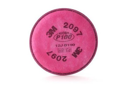 3M 2097 P100 有機氣體濾棉 1包/2片(可防有機氣體臭味) [ 好好防護 ]