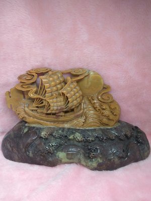 15-天然壽山石雕件 壽山石 風水石 雅石 桌上型擺件