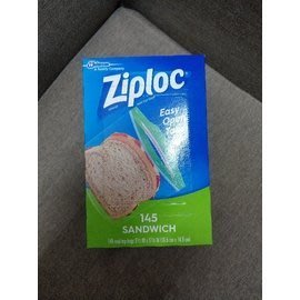 ZIPLOC密保諾可封式三明治保鮮袋/耐熱/16.5cm*14.9cm-145入/盒