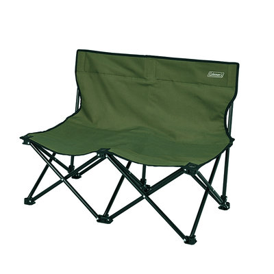 【大山野營】Coleman CM-38837 樂趣情人椅 雙人椅 綠橄欖 折疊椅 休閒椅 釣魚椅 露營 野營 野餐