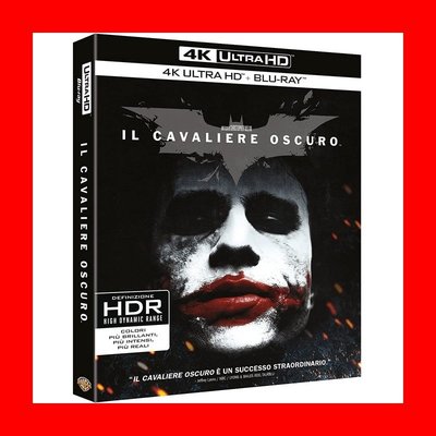 【4K UHD】蝙蝠俠黑暗騎士 4K UHD+BD：三碟限定版(台灣繁中字幕)Dark Knight