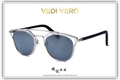 【睛悦眼鏡】美學與潮流的完美揉合 VEDI VERO 水銀鏡片 太陽眼鏡 59395