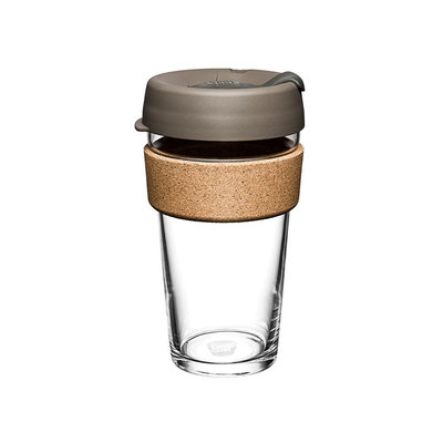 ☘ 小宅私物 ☘ 澳洲 KeepCup 軟木隨行杯 L (奶油絲絨) 環保杯 隨行杯 現貨 附發票 玻璃隨身咖啡杯