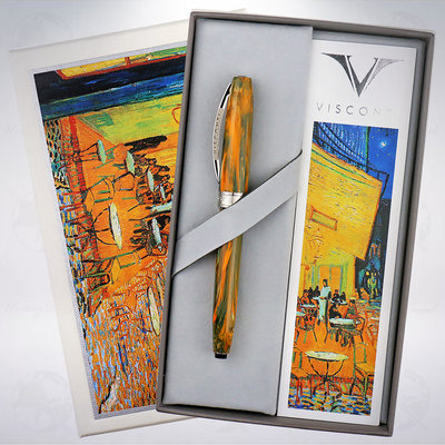 義大利 VISCONTI Van Gogh 梵谷限定包裝版鋼筆: 夜晚戶外咖啡座