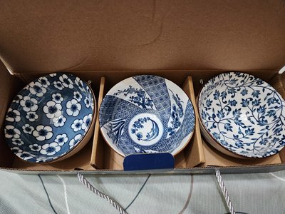 日式青瑤瓷碗/和風餐具3入組