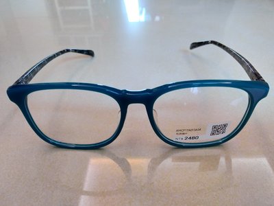 JINS眼鏡(藍+黑斑)AMCF17A013A34