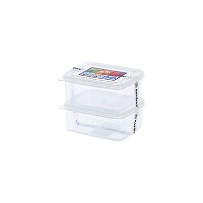 315百貨~聯府 GS500 巧麗方型500ml密封盒(2入)/ 便當 生鮮 蔬菜 水果 食物保存 冷藏 收納 保鮮盒