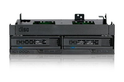 MB732SPO-B 兩顆式 2.5吋 SAS/SATA HDD & SSD+超薄/薄型光碟機空間 轉5.25吋