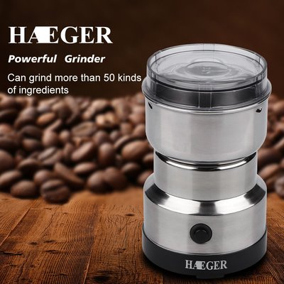 HAEGER電動磨豆機干磨機 家用輕便研磨杯 便攜咖啡豆打粉機-LOLA創意家居