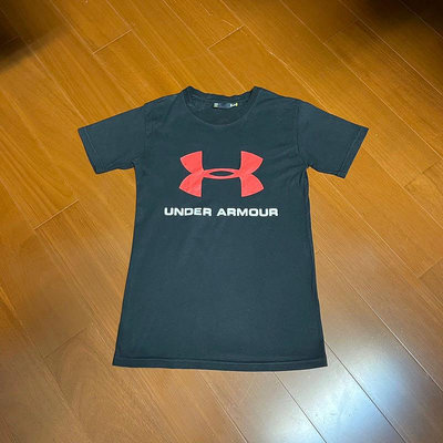 (Size M) UA Under Armour 大Logo短袖T恤上衣 （R2)