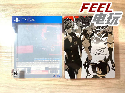 PS4 PS5 女神異聞錄5 美版限定版鐵盒版英文 p5 persona 正版*