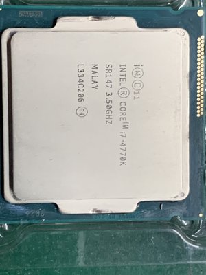 Intel i7-4770k 3.5G 1150 CPU 故障品