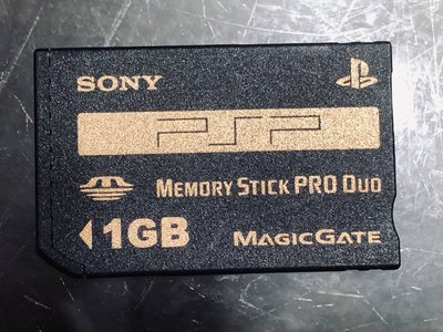 土城可面交二手 SONY PSP 原廠專用記憶卡 Memory Stick Pro Duo 1GB SanDisk