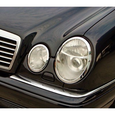 【JR佳睿精品】1996-2003 Benz E W210 Wagon S210 estate 鍍鉻大燈框 前燈框改裝